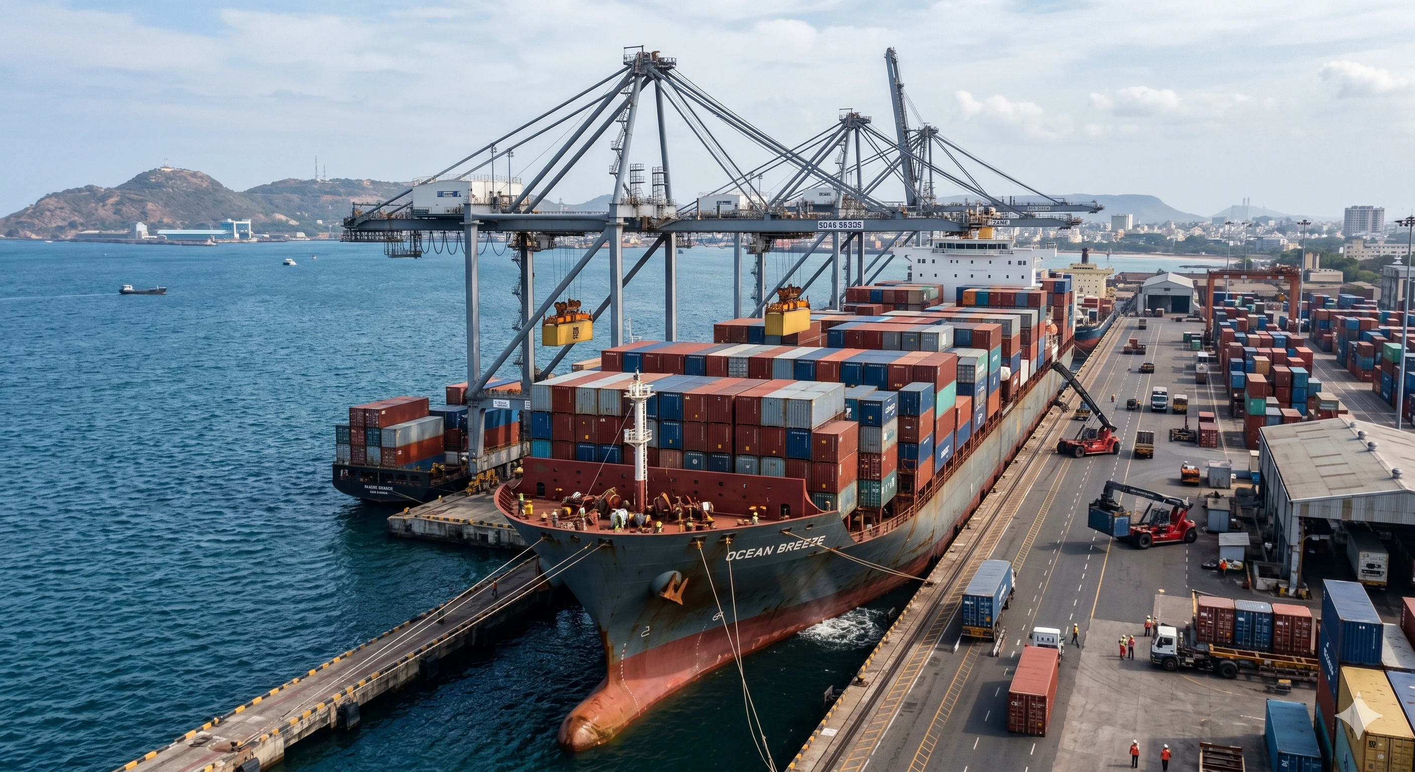 RSL cargo port operations in Visakhapatnam